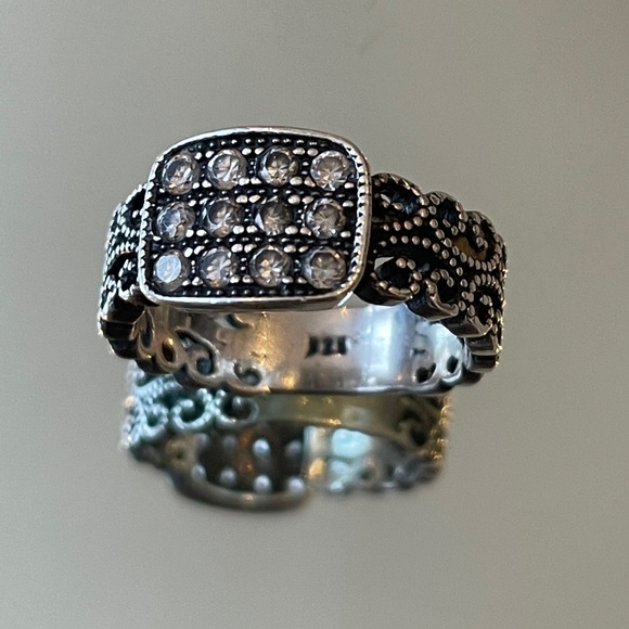 Beautiful antique style sterling silver ring - Picture 4 of 9